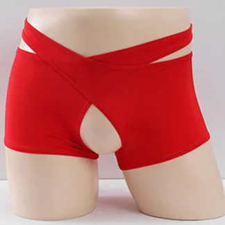 Crotchless Criss Cross Boxer Brief