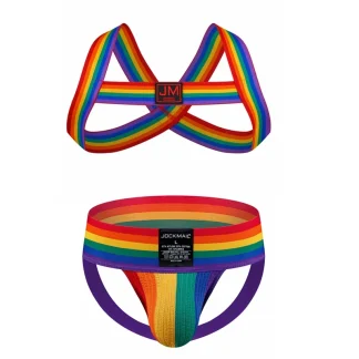 Colorful Elastic Waistband Jockstrap