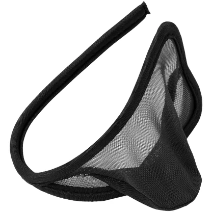 Transparent Black Men's C-string