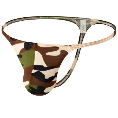 Men's Camouflage Print G-string