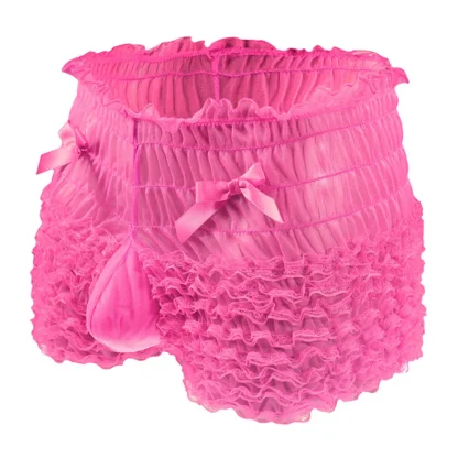 Cute Ruffled Lace Boxer Brief - Image 2