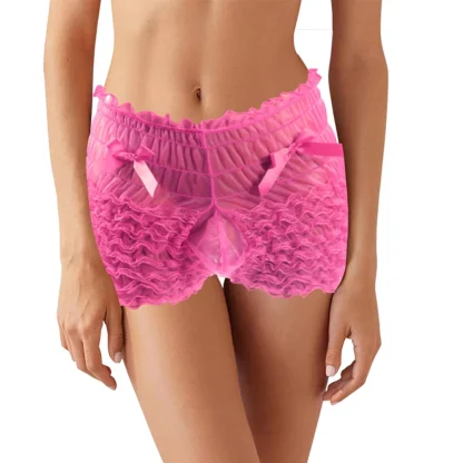 Cute Ruffled Lace Boxer Brief - Image 6