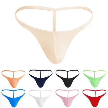 Casual Solid Color Thin G-string - Image 15