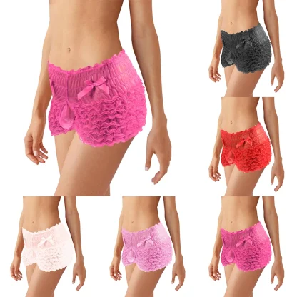 Cute Ruffled Lace Boxer Brief - Image 15