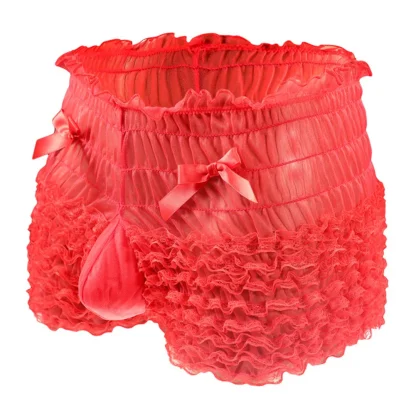 Cute Ruffled Lace Boxer Brief - Image 5