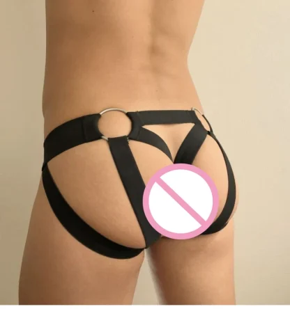 Playful Elastic Strappy Thong - Image 8